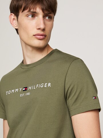 Regular fit Tricou de la TOMMY HILFIGER pe verde