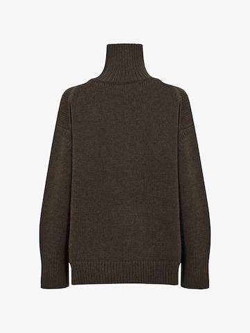 Levete Room Trui 'Perle 3' in Bruin