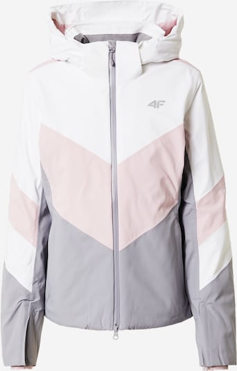 4F Outdoorová bunda - sivá / ružová / biela, Produkt