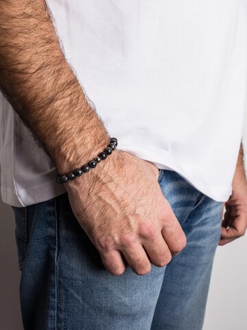 Akitsune Armband 'Globae' in Grau