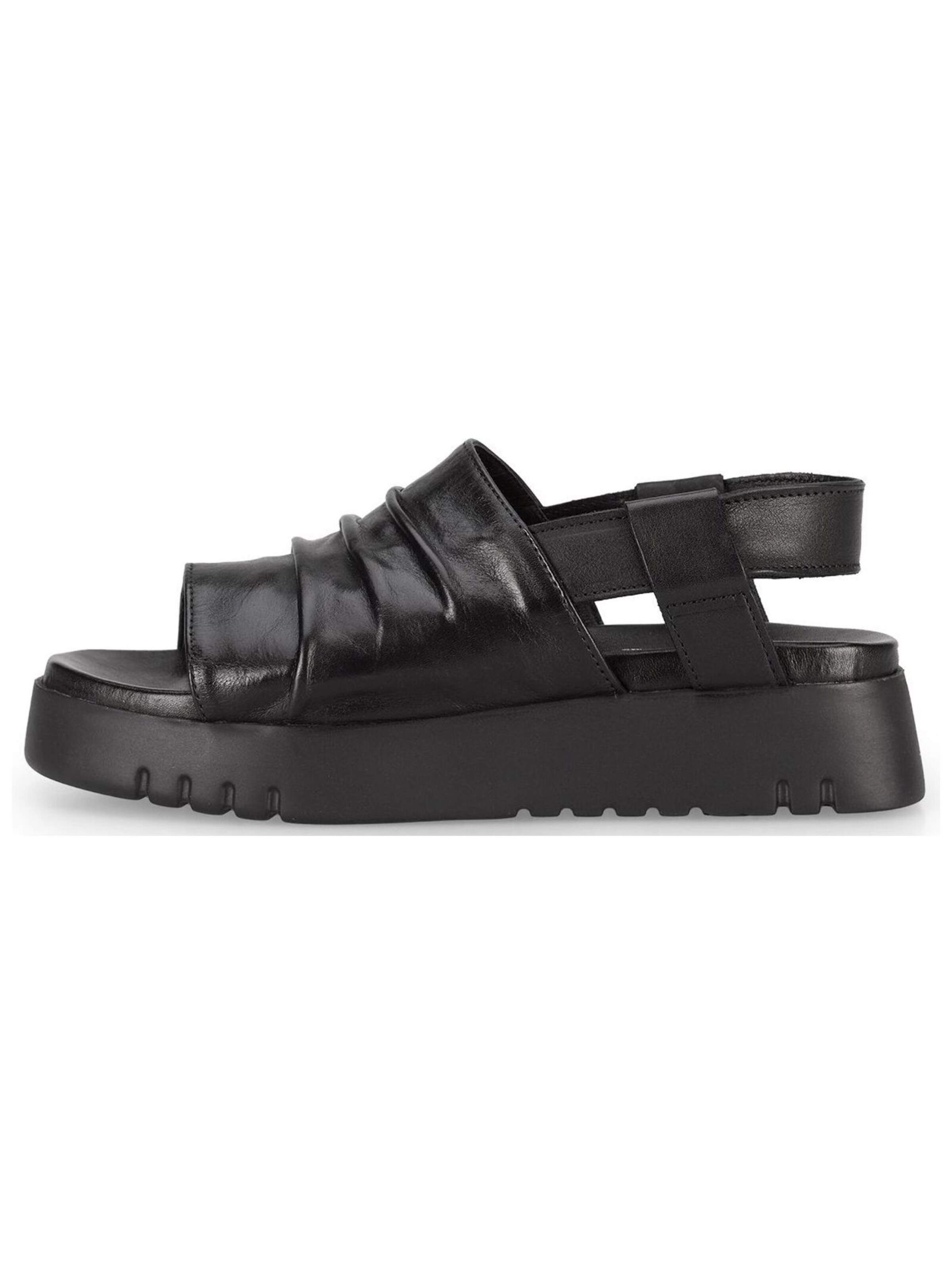 Felmini Wide Fit Sandale in Schwarz