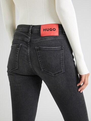 HUGO Red - Skinny Calças de ganga em cinzento
