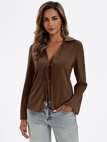 Imily Bela Blúz - barna: elől
