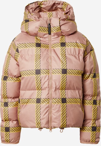 Veste de sport 'Padded Printed' ADIDAS BY STELLA MCCARTNEY en marron : devant