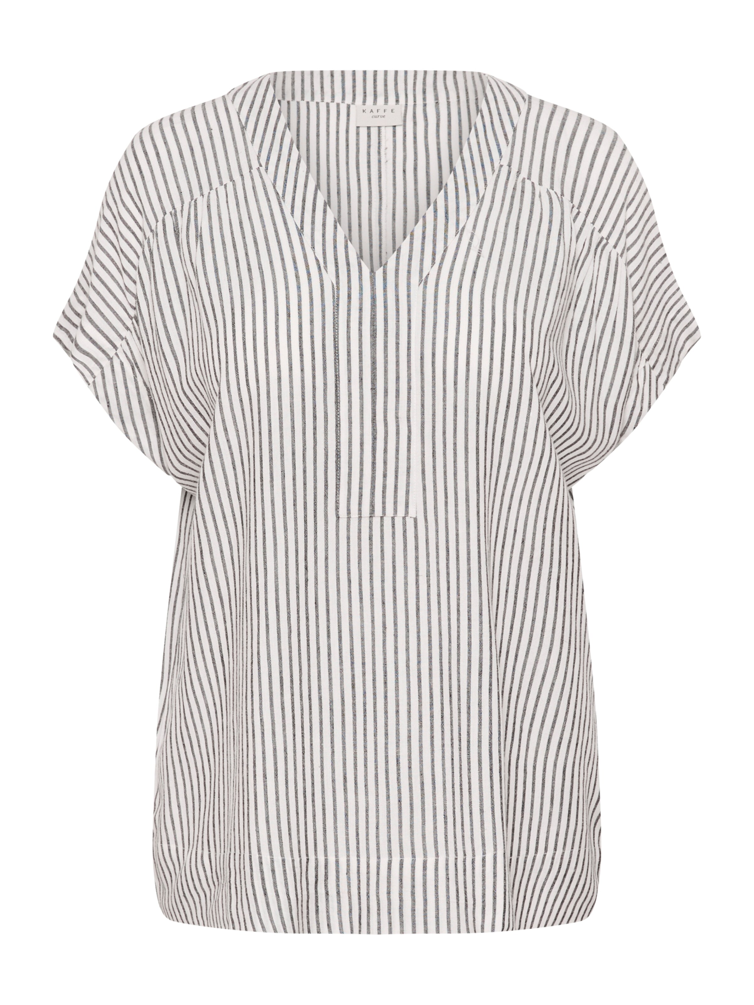 Bluză 'KCMille' de la KAFFE CURVE pe negru: față