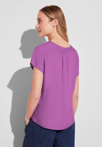STREET ONE Bluse in Lila