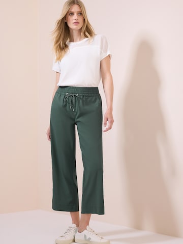 CECIL Loose fit Pants 'Neele' in Green