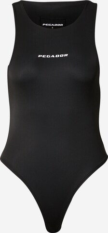 Pegador Shirt Bodysuit 'MAYA' in Black: front