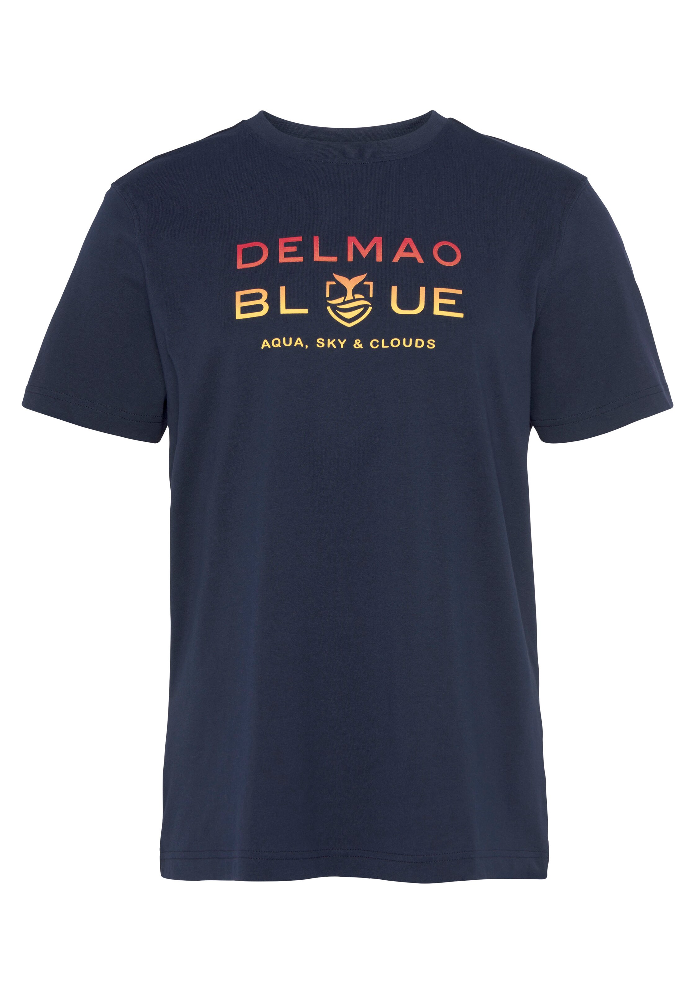 DELMAO Shirt in Blue: front