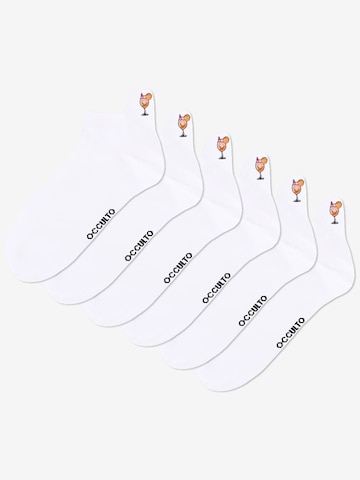 Occulto Ankle Socks 'Luca' in Orange