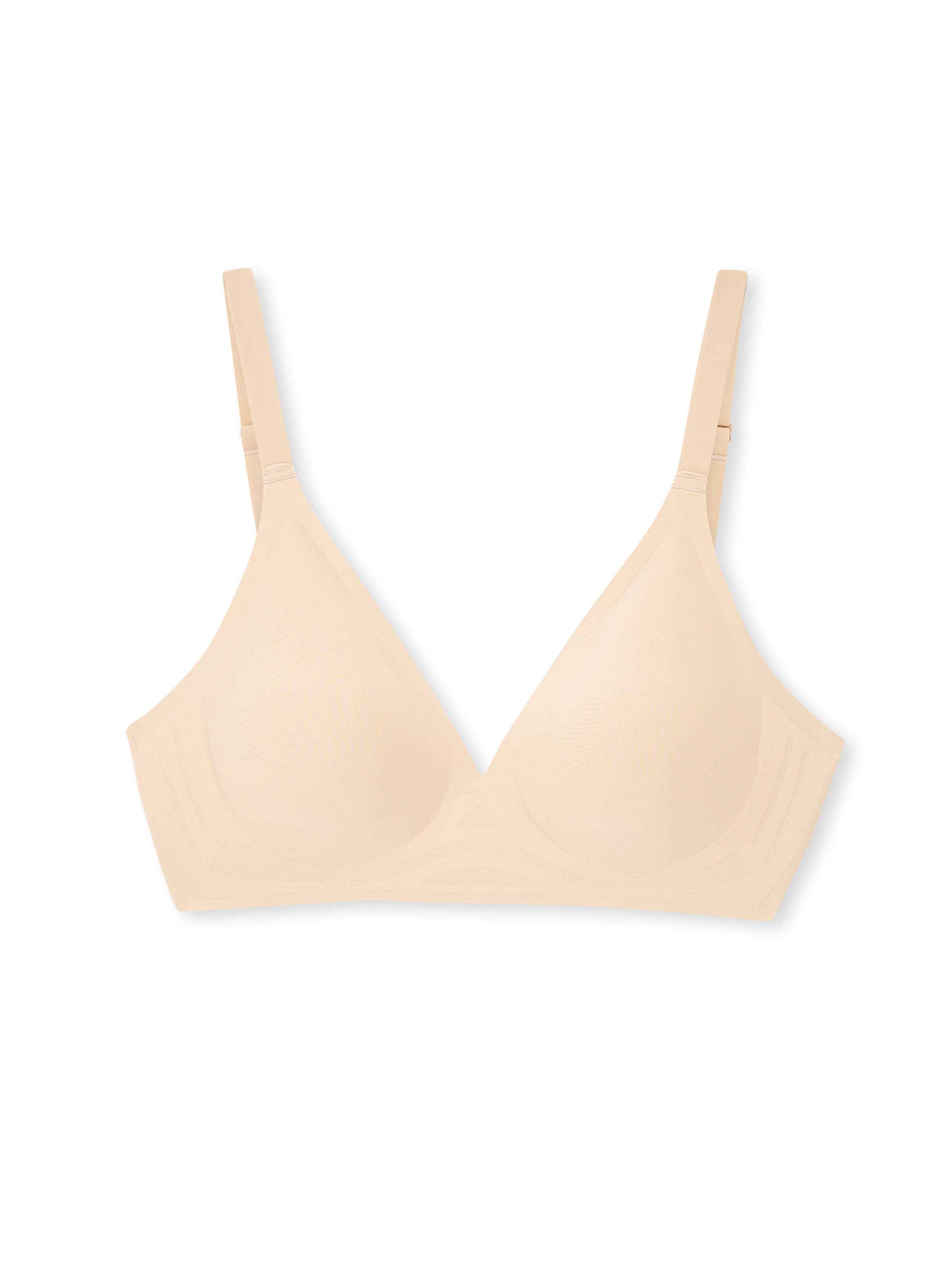 Dagi T-shirt Behå i beige: framsida