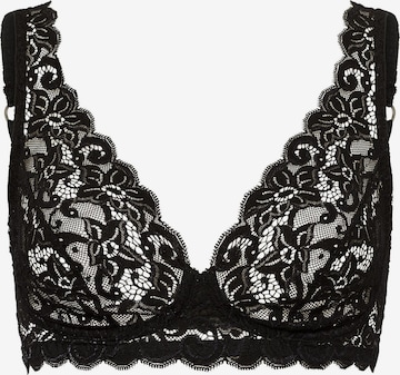 Hanro Bra 'Moments' in Black: front