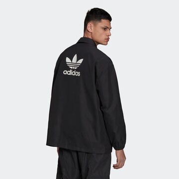 ADIDAS ORIGINALS Regularny krój Kurtka przejściowa 'Adicolor Classics Trefoil ' w kolorze czarny