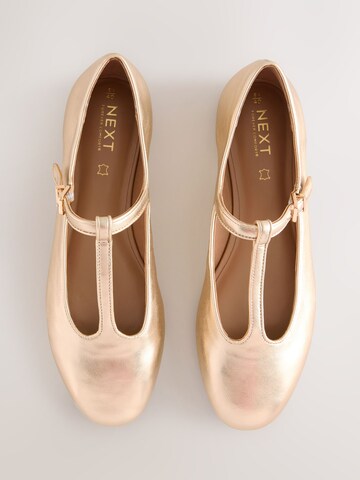 Next Ballerina met riempjes 'Forever Comfort' in Goud