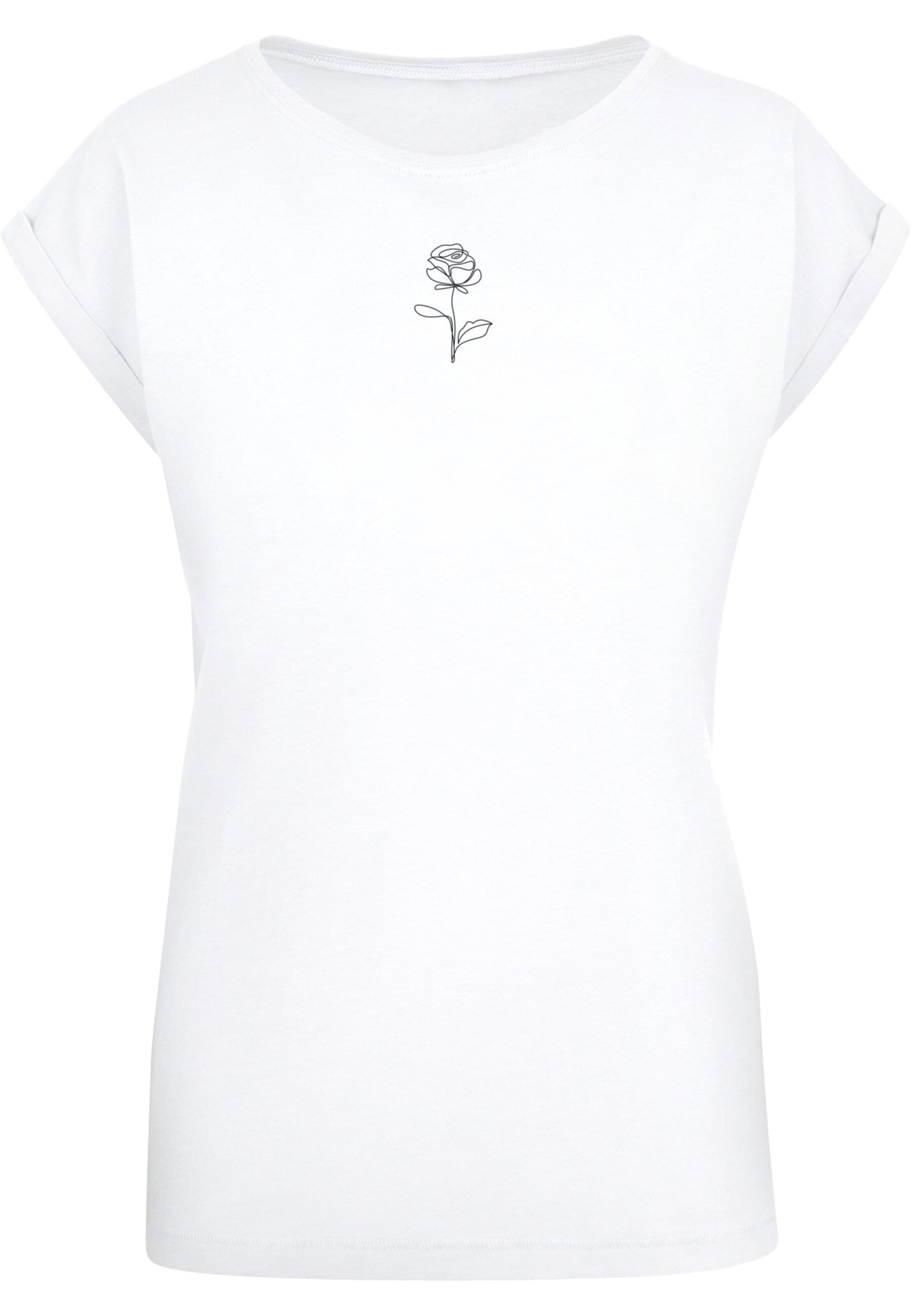 T-shirt 'Spring - Rose' Merchcode en blanc : devant