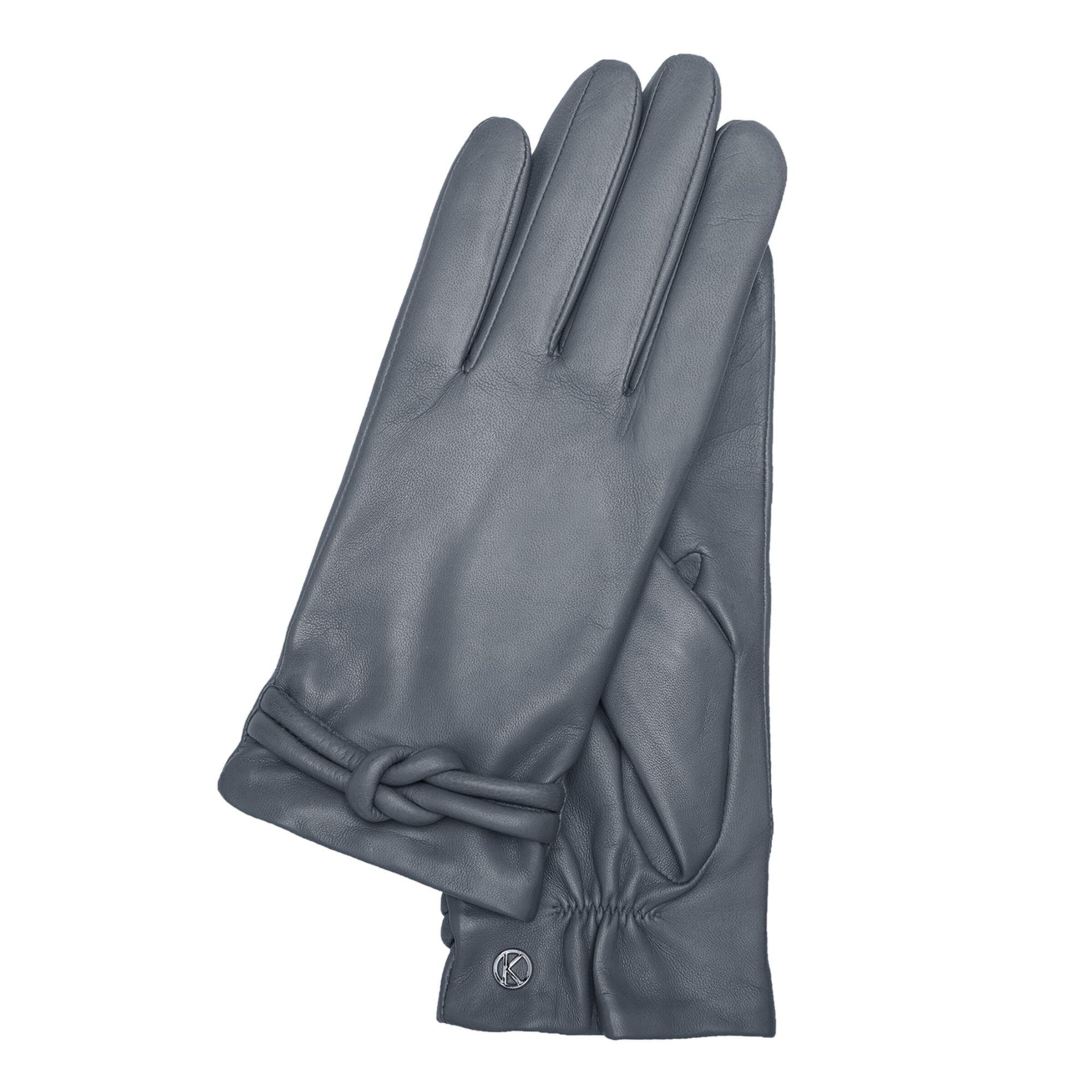 KESSLER Full finger gloves 'Olivia' in Grey: front