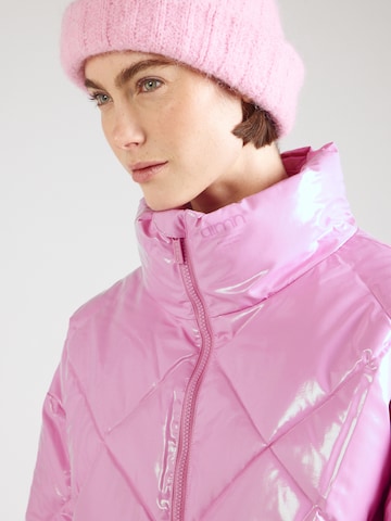 Aim'n - Casaco de inverno 'Diamond Quilt' em rosa