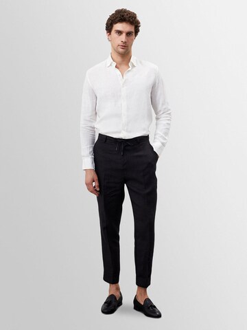 Antioch Slim fit Trousers with creases in Black