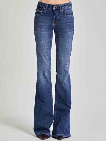 IT'S BASIC Flared Jeans 'OLIVIA' in Blue