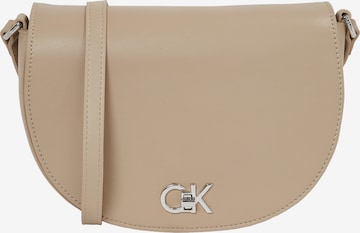 Calvin Klein Schoudertas in Grijs: voorkant