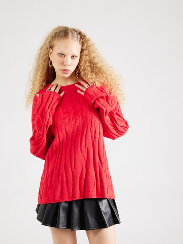 Pullover 'Sammy' di SHYX in rosso: frontale