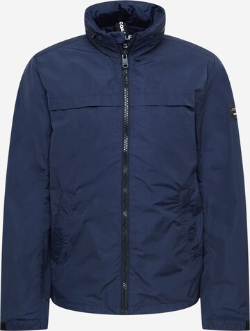 ECOALF Between-season jacket 'BENIALF' in Blue: front