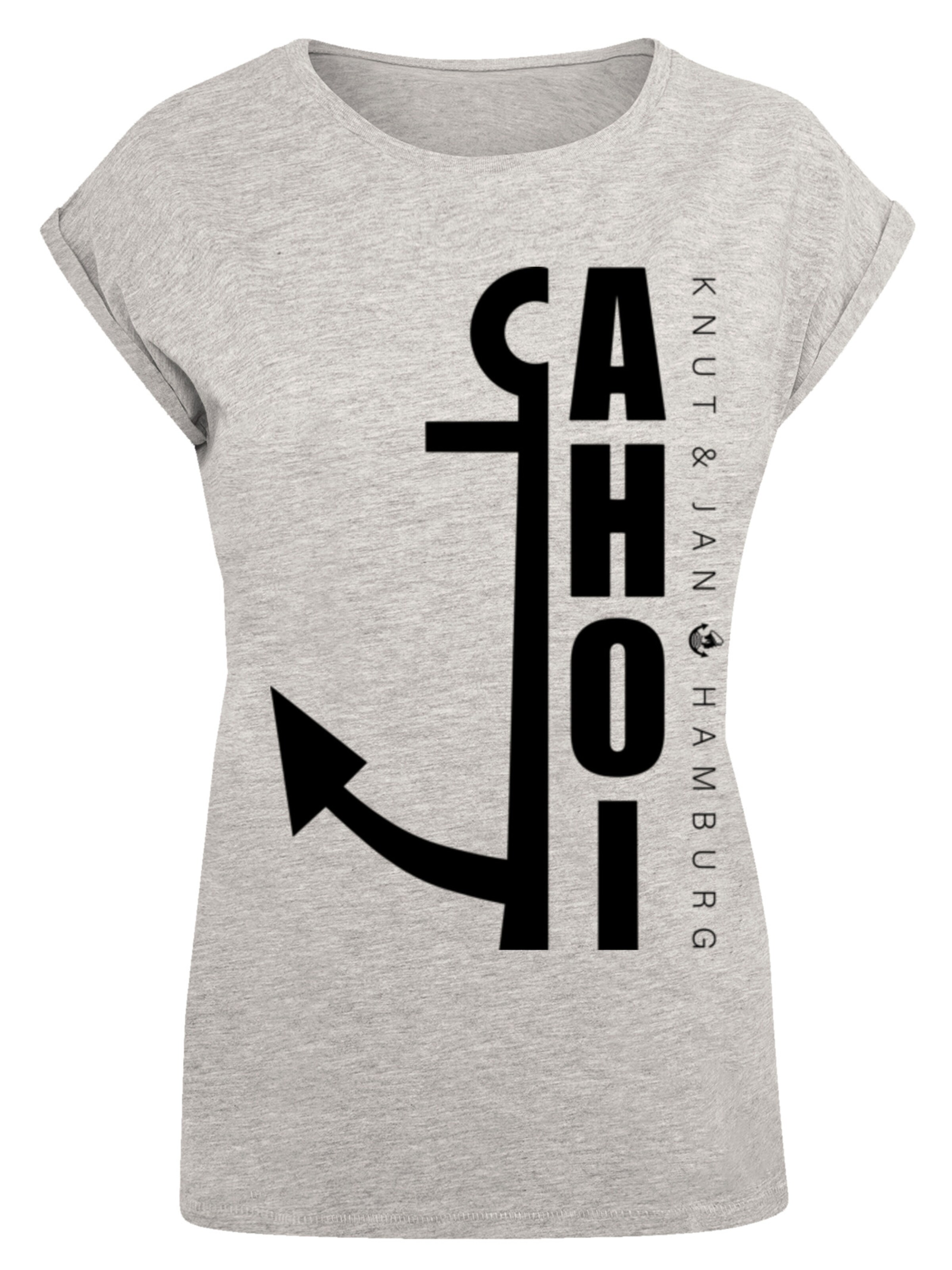F4NT4STIC Shirt in Grijs: voorkant