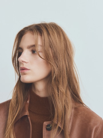 MANGO Sweater 'SIMONE' in Brown