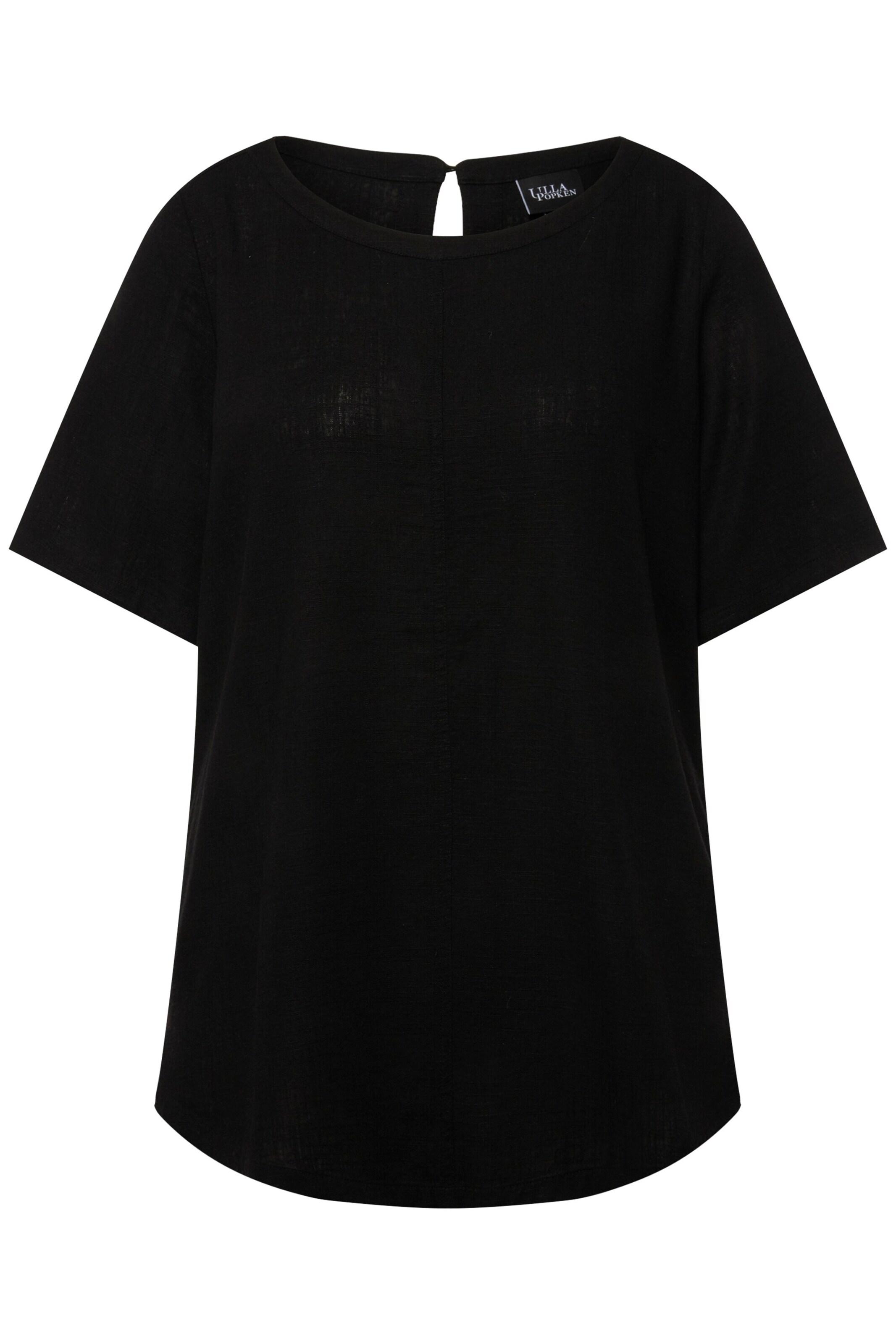 Chemisier Ulla Popken en noir : devant