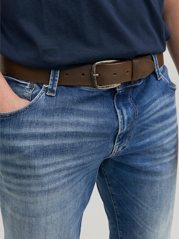 Ceinture 'Paul' JACK & JONES en marron : devant