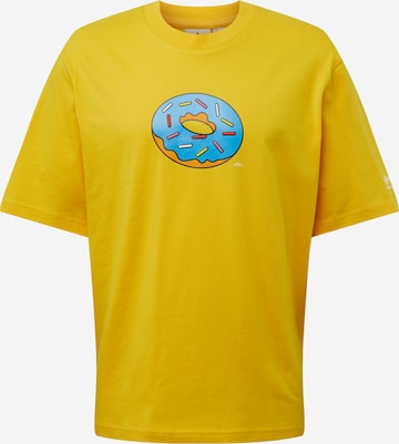 ADIDAS ORIGINALS Shirt in Yellow: front