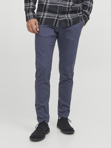 Regular Pantalon 'Marco' JACK & JONES en bleu : devant
