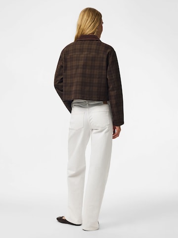 PIECES Between-season jacket 'VERA' in Brown