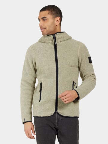 Didriksons Funktionele fleece-jas 'BROR USX FZ 3' in Beige: voorkant