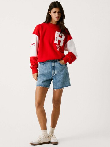 Red Bull Racing x Pepe Jeans Sweatshirt 'Red Bull Racing x Pepe Jeans' in Red