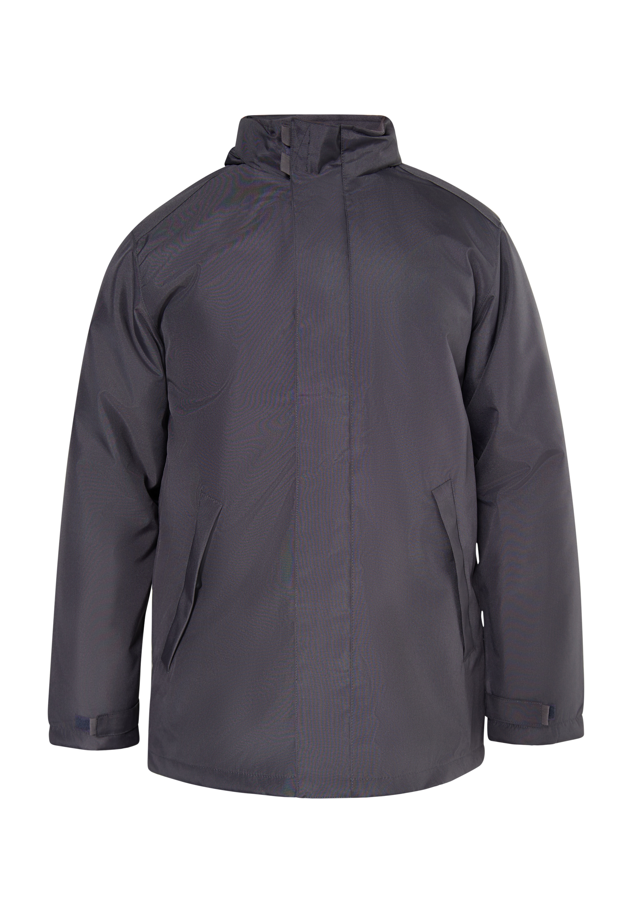 TUFFSKULL Χειμερινό μπουφάν 'Threezy' σε γκρι: μπροστά