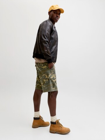 JACK & JONES Regular Cargo Pants 'JPSTCOLE FRANK' in Green