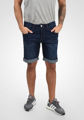 INDICODE JEANS Regular Jeansshorts 'Quentin' in Blau: predná strana