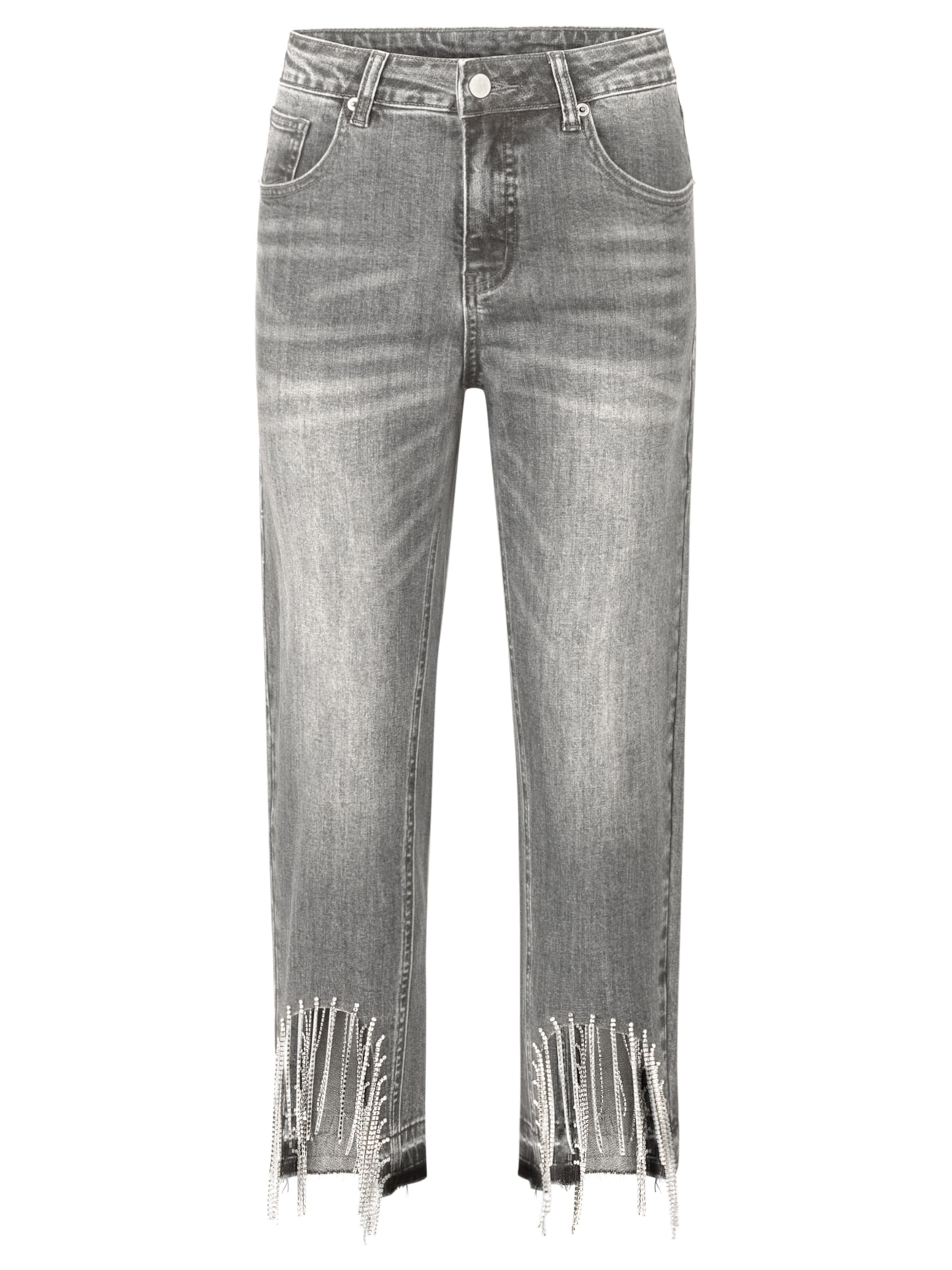 APART Skinny Jeans in Grey: front
