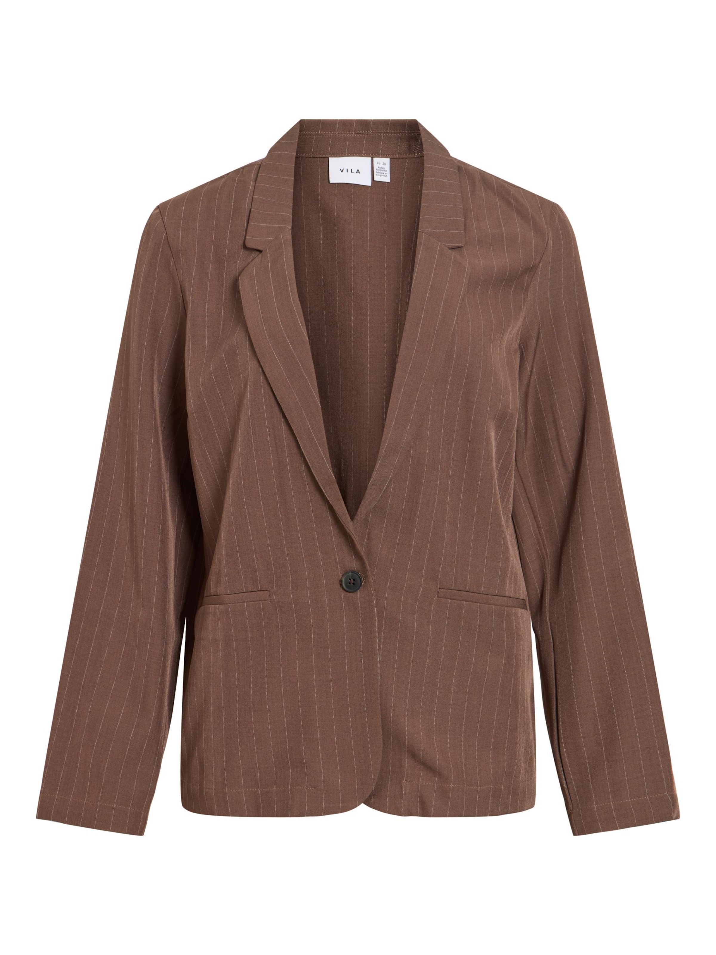 VILA Blazer 'NEJA' i 40 i brun, Produktvisning