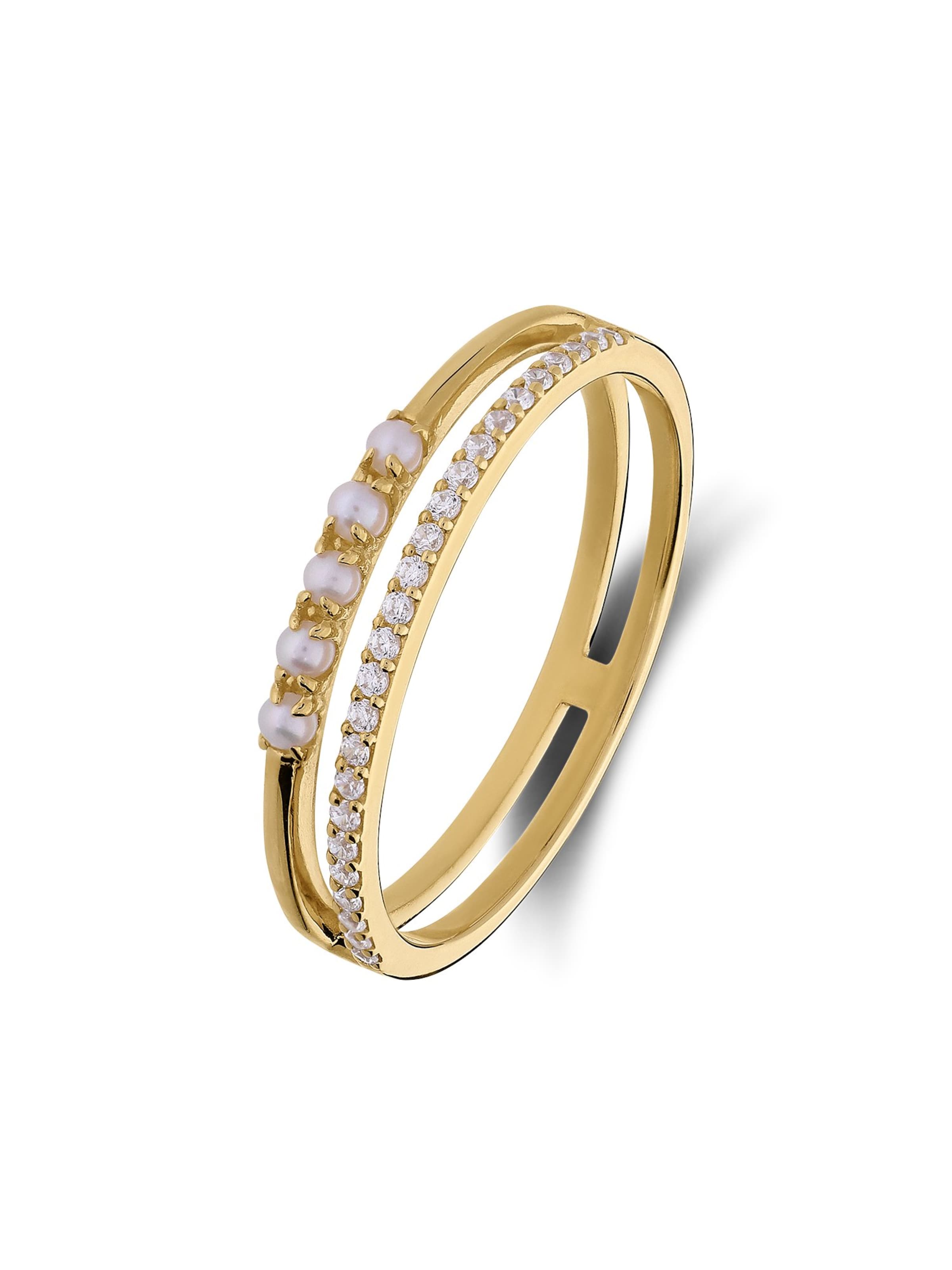 Lucardi Ring 'Statement' in Gold: front