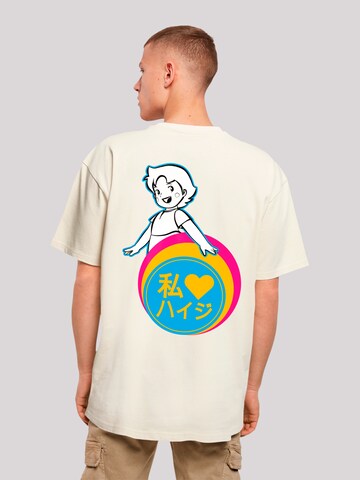 T-Shirt 'Heidi Heroes of Childhood' F4NT4STIC en beige
