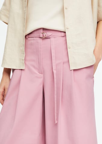 Wide Leg Pantalon COMMA en rose