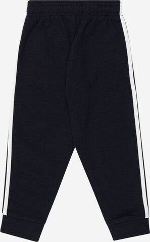 ADIDAS SPORTSWEAR Tapered Workout Pants 'Essentials 3-Stripes' in Black