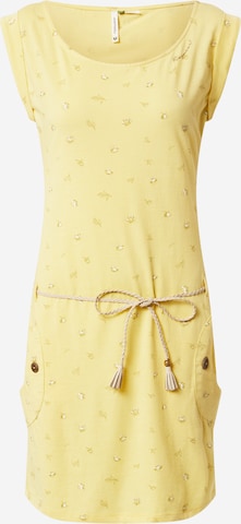 Ragwear Καλοκαιρινό φόρεμα 'Tag' σε κίτρινο: μπροστά