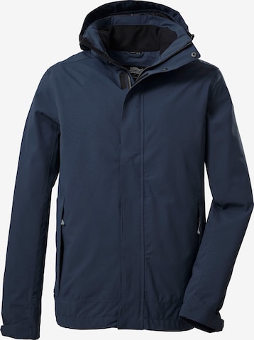 KILLTEC Outdoor jacket in Blue: front