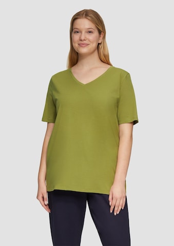 s.Oliver Red Label Big & Tall Shirt in Groen: voorkant