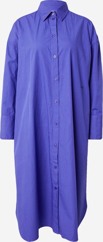 Robe-chemise KnowledgeCotton Apparel en violet : devant