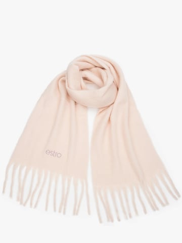 Estro Schal '22' in Beige: Vorderseite