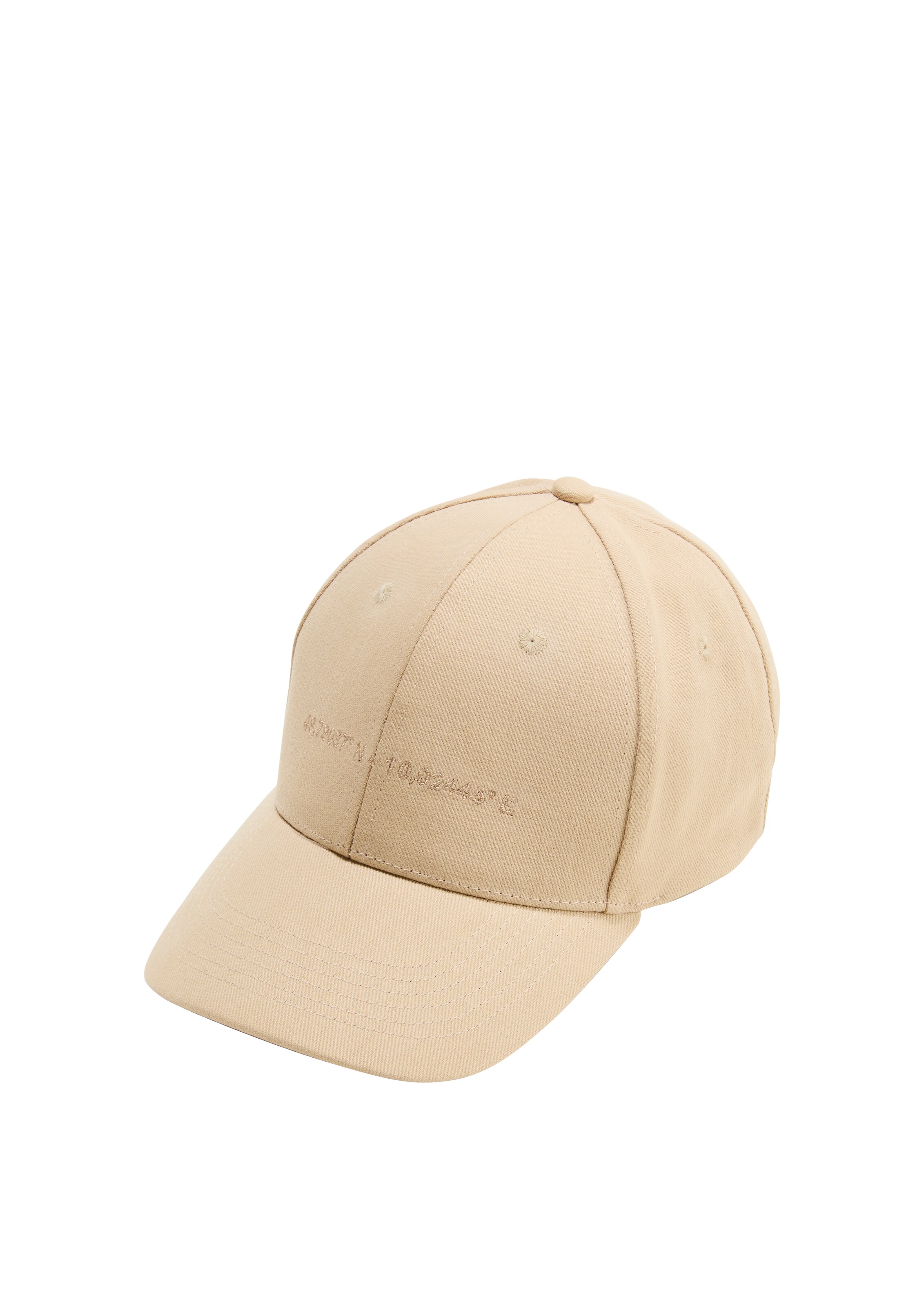 QS Casquette en beige, Vue avec produit